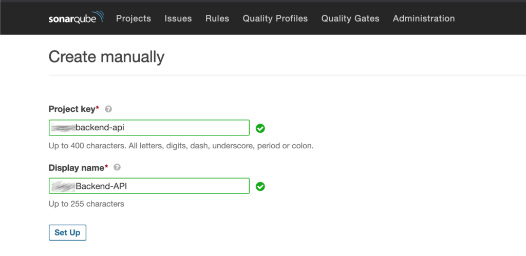 Creando Proyecto en Sonarqube